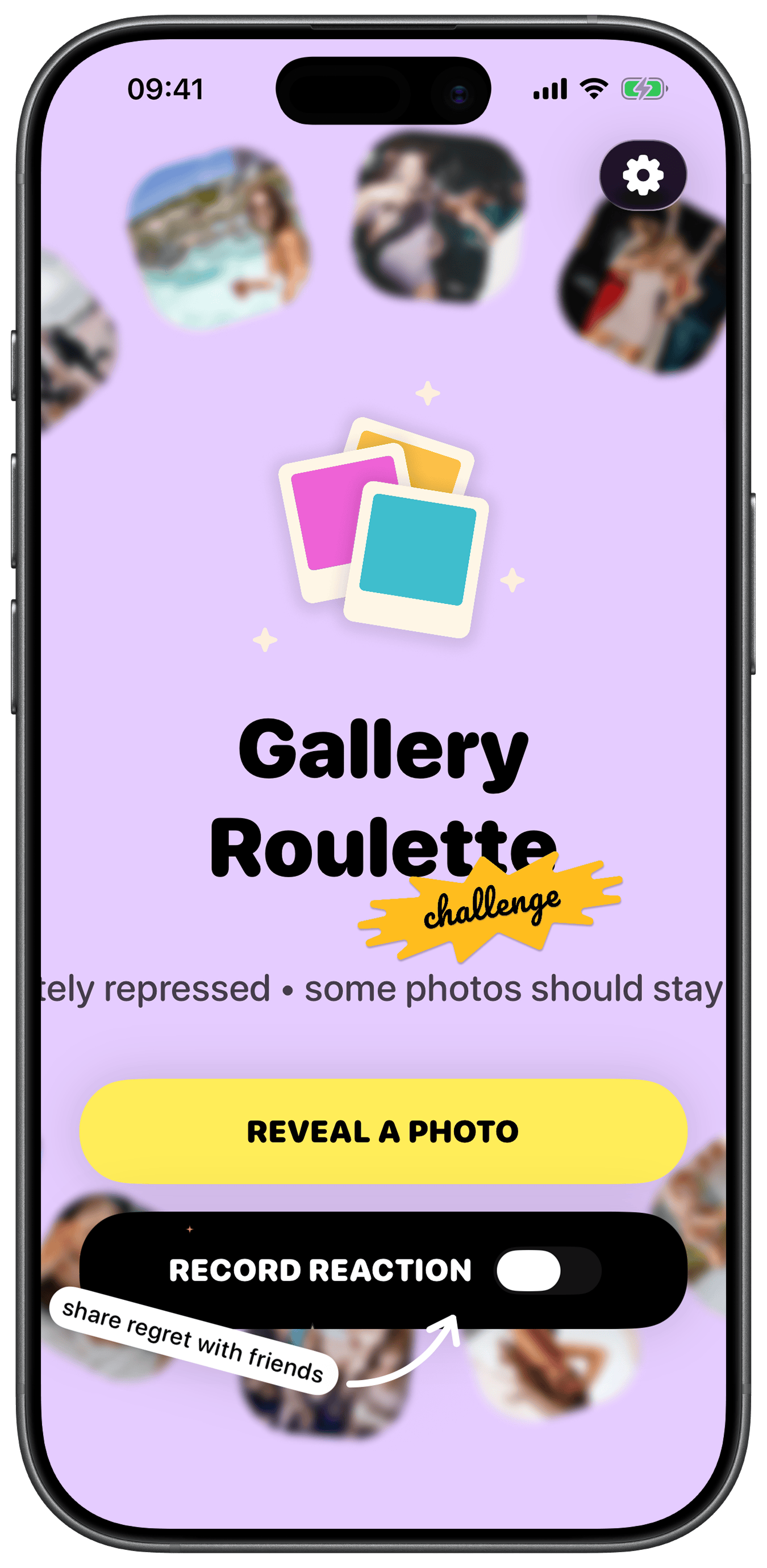 Gallery Roulette App Screenshot
